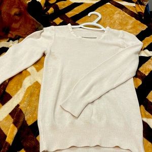 Cream sweater just doesn’t fit me anymore
